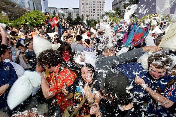 david mcmellon recommends strip pillow fight pic