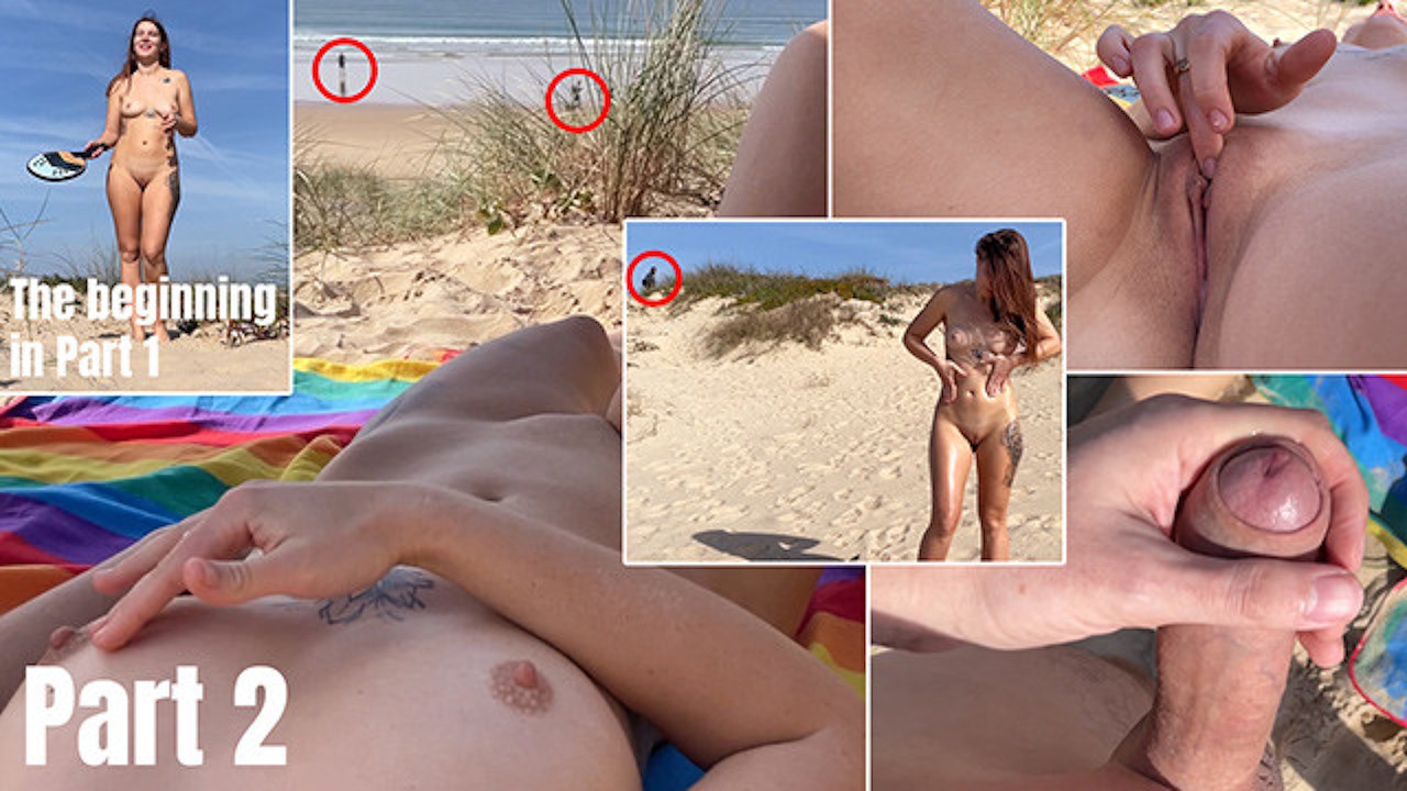 nude beach masterbating