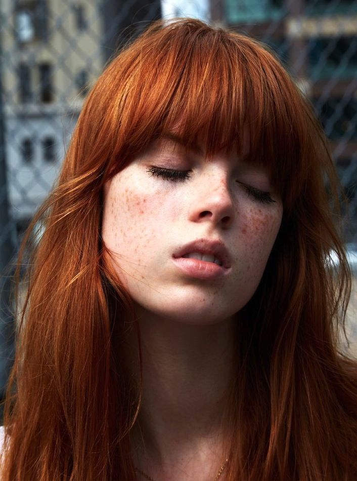 christian brandon share redheads with bangs photos