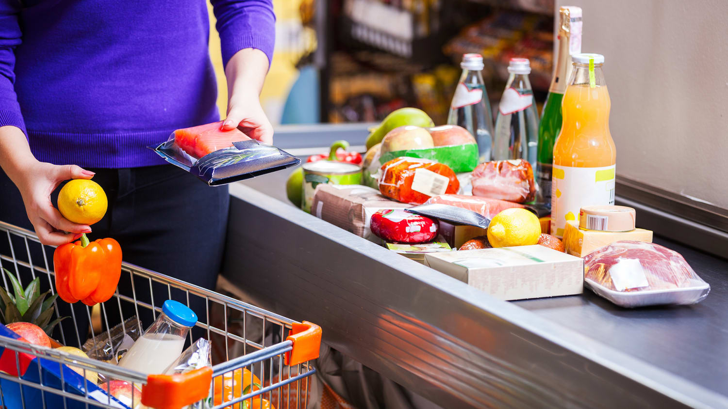 Best of Flashing in grocery store