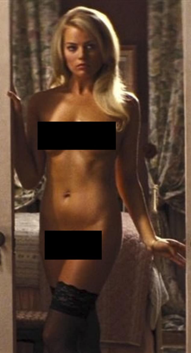 margot robbie nude scene in wolf of wall street