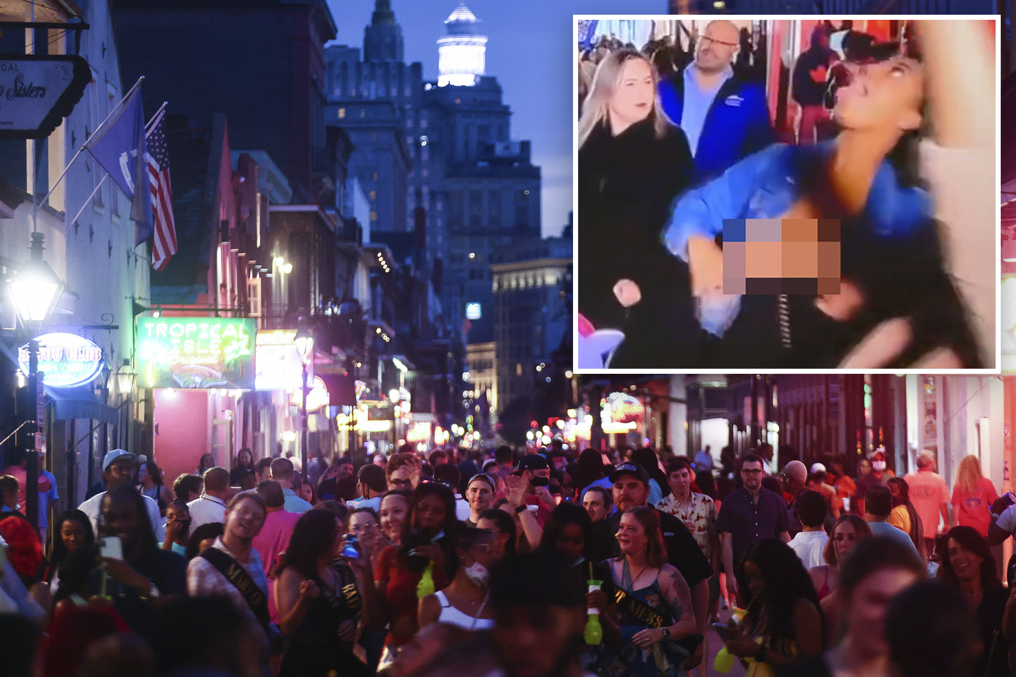 christina delara recommends bourbon street flasher video pic