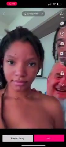 chase shearer share halle bailey topless photos