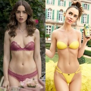 anubha singh recommends lily collins naked pic