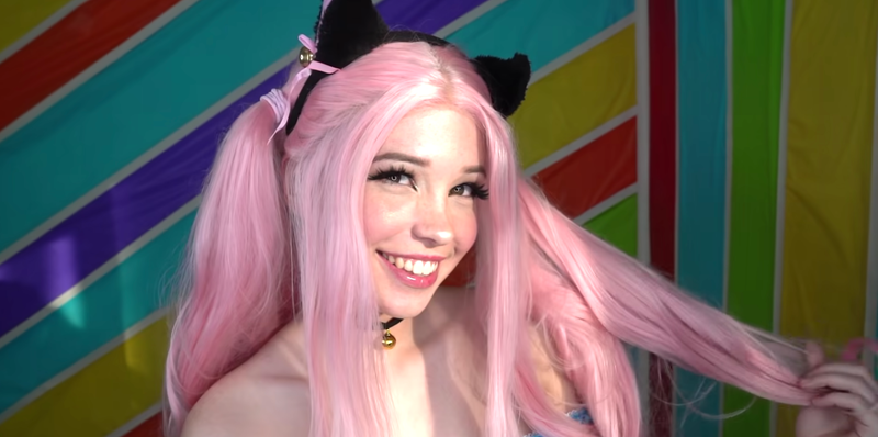 carol harkless recommends belle delphine spread pic