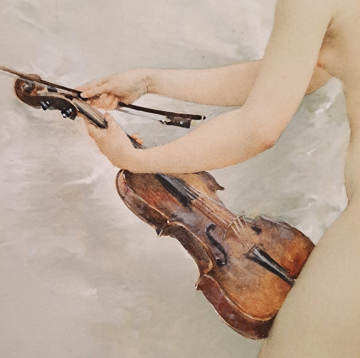 bob pow recommends Nude Woman Playing The Violin