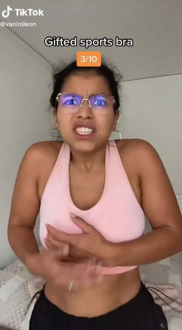 tits bouncing out of shirt