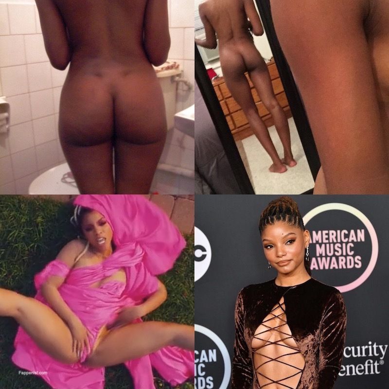 Halle Bailey Topless femminile massaggio