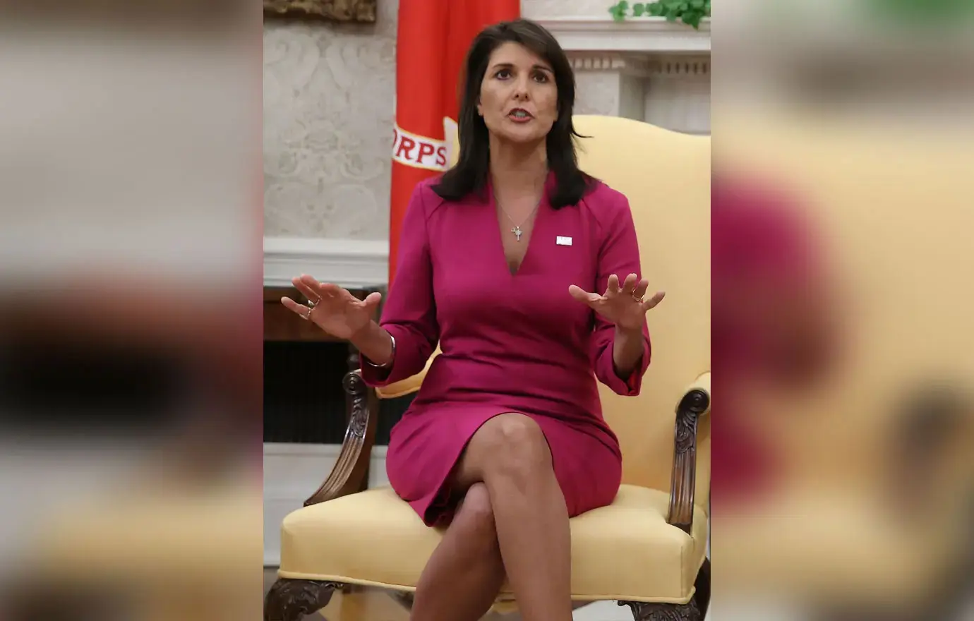 Best of Nikki haley cameltoe