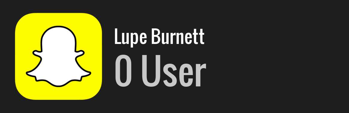 byron orellana recommends Lupe Burnett