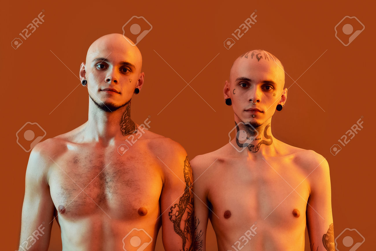 naked twin men