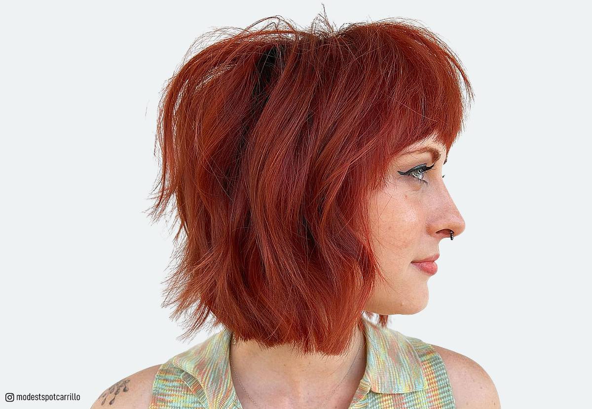 Best of Redheads with bangs