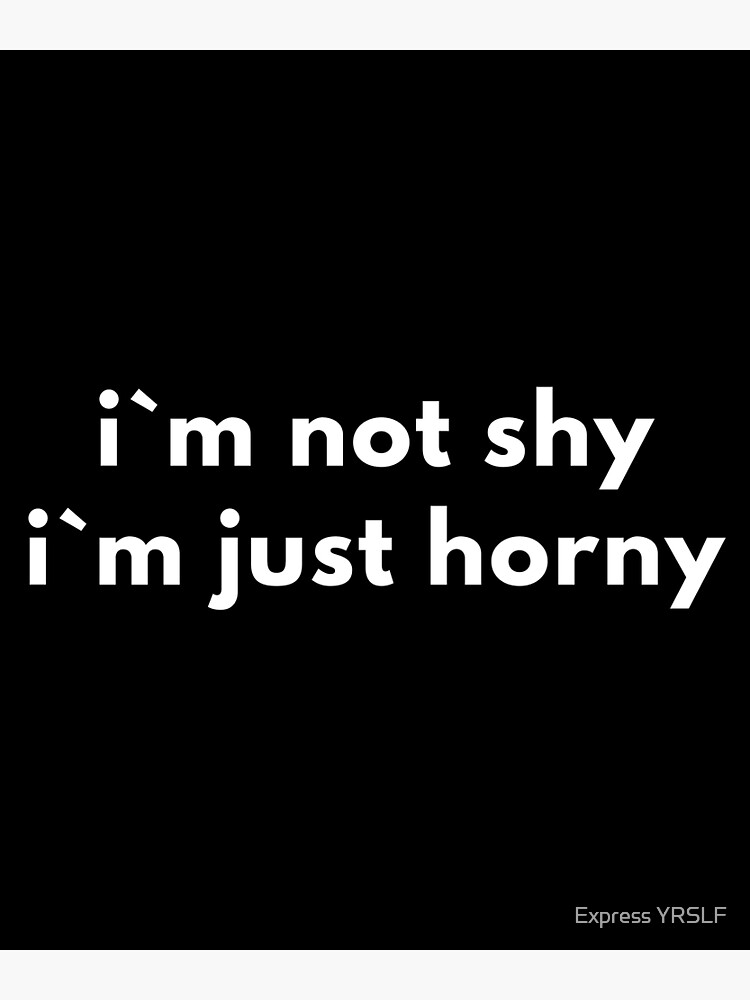 amber kersh recommends Shy Horny