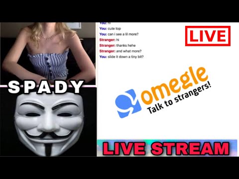 Tiny Omegle splits naked